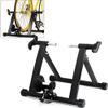 Dntum Foldable Steel Indoor Bicycle Trainer Portable Cycling Bike Training Stand Magnetic Reluctance Lower Noise Exercise Fitness, Load Bearing 135Kg, Black view 1