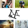 Dntum Foldable Steel Indoor Bicycle Trainer Portable Cycling Bike Training Stand Magnetic Reluctance Lower Noise Exercise Fitness, Load Bearing 135Kg, Black view 4