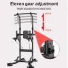 Dntum Power Tower Multi-Function Workout Dip Station for Home Gym Training Fitness Exercise Equipment Adjustable Height Pull/Push Up Bar Tower view 2