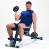 Sit-up Board - Dumbbell Bench Supine Board Sit-ups Auxiliary Exercise Fitness Equipment Home Multi-Function Abdominal Muscle Bench 138.4x45.7x52.1cm view 2