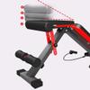 Dntum Folding Weight Table Dumbbell Bench Dumbbell Stool Abs Sit Ups Fitness Equipment Home Abdomen Bird Sports Chair Adjustable Multifunctional Fitness Bench Black-107 * 33.5 * 44.5cm view 3