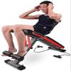 Dntum Folding Weight Table Dumbbell Bench Dumbbell Stool Abs Sit Ups Fitness Equipment Home Abdomen Bird Sports Chair Adjustable Multifunctional Fitness Bench Black-107 * 33.5 * 44.5cm view 4