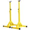 Dntum Adjustable Benches Squat Rack Split Barbell Shelf Yellow Weight Bench Professional Bench Press Fitness Equipment Adjustable Shelf Stand Benches,Fat Burning Black-61 * 46 * 146cm view 1