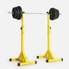 Dntum Adjustable Benches Squat Rack Split Barbell Shelf Yellow Weight Bench Professional Bench Press Fitness Equipment Adjustable Shelf Stand Benches,Fat Burning Black-61 * 46 * 146cm view 3