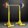 Dntum Adjustable Benches Squat Rack Split Barbell Shelf Yellow Weight Bench Professional Bench Press Fitness Equipment Adjustable Shelf Stand Benches,Fat Burning Black-61 * 46 * 146cm view 4