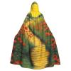 WHJYMX Poppies Field Yellow Brick Road Printed Halloween Adult Hooded Cloak for Cosplay Costumes and Theme Parties view 1