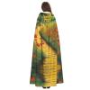 WHJYMX Poppies Field Yellow Brick Road Printed Halloween Adult Hooded Cloak for Cosplay Costumes and Theme Parties view 4