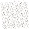 Toddmomy 100pcs Stainless Steel Fishing Snaps Snap Connectors for Lures Swivel Clips Clips view 1