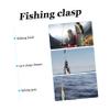 Toddmomy 100pcs Stainless Steel Fishing Snaps Snap Connectors for Lures Swivel Clips Clips view 3