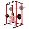 Vohala Squat Rack 1200lbs Capacity,Strength Training Power Cage, All-in-One Power Rack with Attachment for Home Gym (Red) view 1