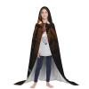 Aqin look Print Hooded Cape For Teenagers Halloween party cosplay costume cape S size length:35 inches/88 cm,M size length:47 inches/118 cm,L size length:55 inches/138 cm,(from shoulder to hem) view 4