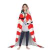 Aqin happy Print Hooded Cape For Teenagers Halloween party cosplay costume cape S size length:35 inches/88 cm,M size length:47 inches/118 cm,L size length:55 inches/138 cm,(from shoulder to hem) view 4