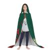 Aqin happy Print Hooded Cape For Teenagers Halloween party cosplay costume cape S size length:35 inches/88 cm,M size length:47 inches/118 cm,L size length:55 inches/138 cm,(from shoulder to hem) view 4