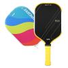AMA SPORT Carbon Fiber Pickleball Paddles USAPA Approved 16mm Pickleball Paddle Friction Textured Surface Thermoformed Pickleball Racket with Propulsion PP Honeycomb Core (NXT 01-Yellow) view 1