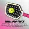 AMA SPORT Carbon Fiber Pickleball Paddles USAPA Approved 16mm Pickleball Paddle Friction Textured Surface Thermoformed Pickleball Racket with Propulsion PP Honeycomb Core (NXT 01 PRO-Pink) view 2