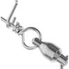 Toddmomy 25pcs Fishing Snap Swivels Durable Fishing Hook Connectors with Ball Bearings Versatile for Freshwater Saltwater for Various Lures and Tackle view 3