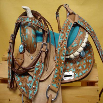 AD Saddlery 8" inches Seat Children Miniature Pony Kids Horse Saddle Western Equestrian Trail Premium Leather for Horse Riding and Best Horse Rider Pony Kids Miniature 8" inches Horse Saddle PONY45