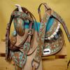 AD Saddlery 8" inches Seat Children Miniature Pony Kids Horse Saddle Western Equestrian Trail Premium Leather for Horse Riding and Best Horse Rider Pony Kids Miniature 8" inches Horse Saddle PONY45 view 1