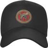 TANGZHONGK Assyrian Winged Lion Men's Hats Women's Baseball Caps Fashion Casquette Adjustable Dad Hats Black view 1