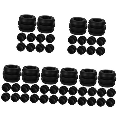 Abaodam 80pcs Foosball Table Parts Bushings Replacement Easy to Install Foosball Bearings for Standard Game Tables Lightweight Design