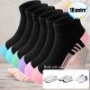 Bemeol Girls Socks 18 Pairs Ankle Socks Girls Running Athletic Low Cut Sock for Little Big Kids(10-14 Years) view 4