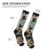 YQxwJL Old Viking Boat Print Compression Socks,Compression Ankle Support Socks,Sports Socks,For Men Women Running Athletic view 4