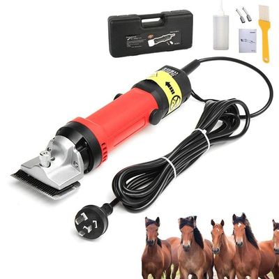 AWAYDD Horse Hair Clipper 690W Electric Horse Shears, 6 Speeds Electric Hair Trimming Scissors Thick Skin and Heavy Animals Farm Animals Pet Hair Grooming