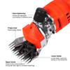 690W Sheep Shears Professional Electric Animal Grooming Clippers for Sheep Alpacas Llamas and Large Thick Coat Animals, 6 Speeds Heavy Duty Farm Livestock Haircut Trimmer(Rojo) view 4