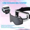 EXP VISION Kids Ski/Snowboard Goggles, Child Snow Goggles Over Glasses for Boys Girls Toddler Age 4-14 view 4