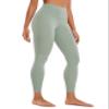 CRZ YOGA Butterluxe Yoga Leggings 25" - High Waisted Buttery Soft Womens Workout Lounge Pants Green Palm Court X-Large view 1