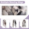 BVNMT Winter Tassel Scarfs for Women, Shih Tzu Printed Fashion Imitation Cashmere Feel Women Scarf, Women Wrap Shawl And Wraps, Long Blanket Scarf,Pashmina Shawls 78.7 X 27.6 X 3.9 Inches view 4