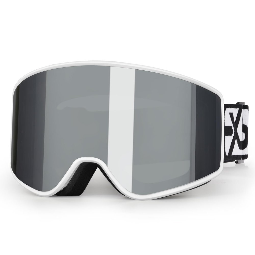 EXP VISION Ski/Snowboard Goggles, Over Glasses Snow Goggles Anti Fog Snowboard Goggle for Men, Women Youth