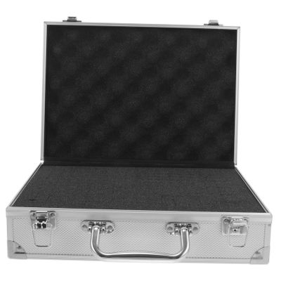 ANDRESLAD Tool Box Aluminum Storage Case Craft Storage Box Tool Case for Men Hard Briefcases for Men