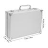 ANDRESLAD Tool Box Aluminum Storage Case Craft Storage Box Tool Case for Men Hard Briefcases for Men view 2