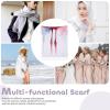 Winter Tassel Scarfs for Women, Pink Flamingo Watercolor Printed Fashion Imitation Cashmere Feel Women Scarf, Women Wrap Shawl And Wraps, Long Blanket Scarf,Pashmina Shawls 78.7 X 27.6 X 3.9 Inches view 3