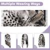 BVNMT Winter Tassel Scarfs for Women, Cheetah Printed Fashion Imitation Cashmere Feel Women Scarf, Women Wrap Shawl And Wraps, Long Blanket Scarf,Pashmina Shawls 78.7 X 27.6 X 3.9 Inches view 4