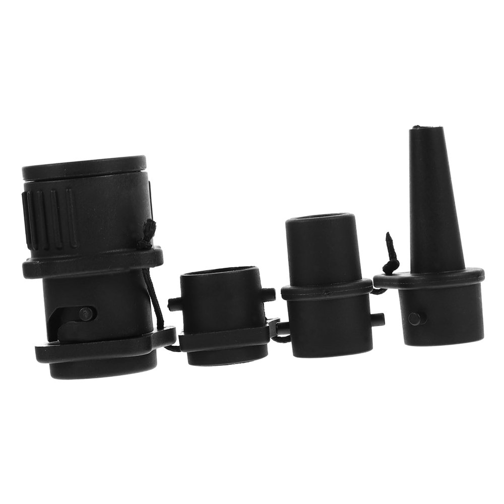 BESPORTBLE 4pcs Kayak Air Pump Adapter Multi-Function Inflatable Connector for Paddleboards Gym Mats Rafts Easy to Use Valve Converters