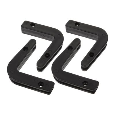 BESPORTBLE 4pcs Barbell Stand Hook Wall Mounted Barbell Rack Pp Material Gym Storage Holder Weight Lifting Accessary