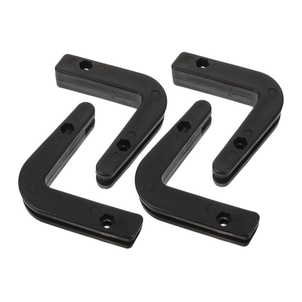BESPORTBLE 4pcs Barbell Stand Hook Wall Mounted Barbell Rack Pp Material Gym Storage Holder Weight Lifting Accessary