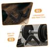 BESPORTBLE 4pcs Barbell Stand Hook Wall Mounted Barbell Rack Pp Material Gym Storage Holder Weight Lifting Accessary view 3