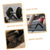 BESPORTBLE 4pcs Barbell Stand Hook Wall Mounted Barbell Rack Pp Material Gym Storage Holder Weight Lifting Accessary view 4
