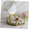 TINEASUR Heart-shaped Glass Jewelry Box for Women Vintage European Retro Storage Organizer for Weddings and Jewelry Display Easy to Clean view 4