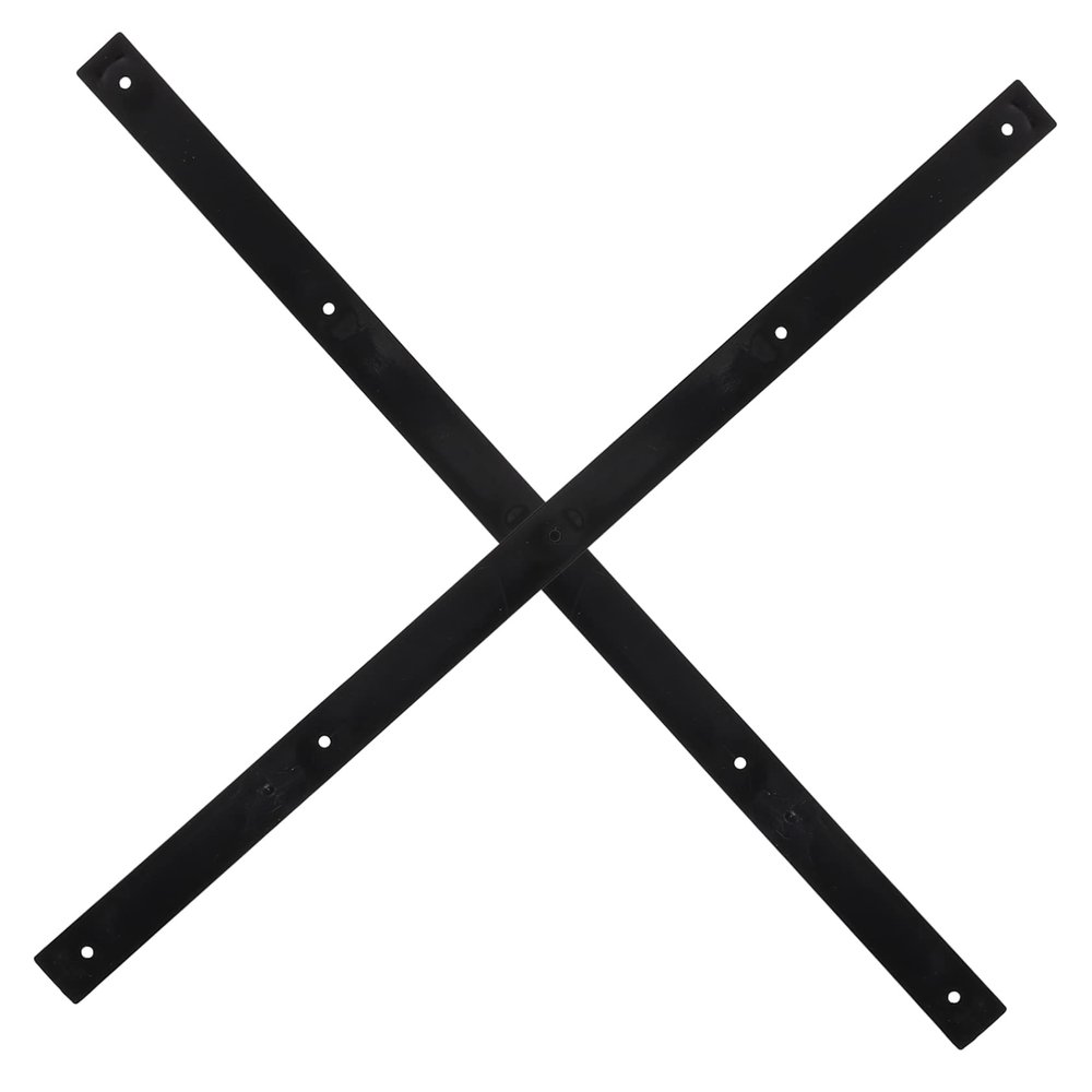 WHAMVOX 2pcs Skater Trainers Skateboards Sturdy Skateboard Rails Easy Install Rib Covers