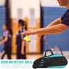 3 Racket Tennis Bag - Waterproof Badminton Bag, Shoulder Badminton Organizing Carrying Bag | Large Capacity Badminton Rackets Cover Bag, Racquetball Bag, Racket Tennis Bag for Men Women view 4