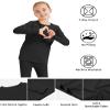 2T to 13Years Girls Basic Long Sleeve Shirts Toddler Kids Soft Cotton Tee Crew Neck Solid Tops(Black 8Y) view 2