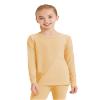 2T to 13Years Girls Basic Long Sleeve Shirts Toddler Kids Soft Cotton Tee Crew Neck Solid Tops(Beige 8Y) view 2