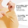 2T to 13Years Girls Basic Long Sleeve Shirts Toddler Kids Soft Cotton Tee Crew Neck Solid Tops(Beige 8Y) view 4