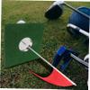 Anneome Plastic Putting Cup Hole Golf Training Compact Golf Aid Flags for Indoor Practice Travel view 2