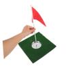 Anneome Plastic Putting Cup Hole Golf Training Compact Golf Aid Flags for Indoor Practice Travel view 3