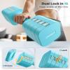 FEIERDUN 5-in-1 Adjustable Dumbbell Set of 2, 20LBS/10LBS Hand Weights for Women, 1s-Adjust Dual-Stable Dumbbell Set for Women Home Gym & Outdoor view 3